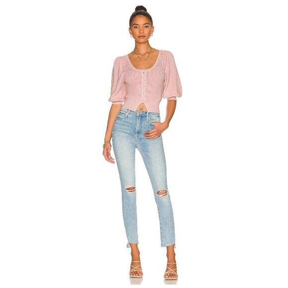 Mother The Stunner Zip Ankle Step Chew Jeans Size 27 NWOT - Picture 1 of 8